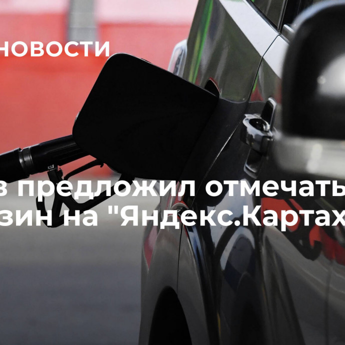 Нечаев предложил отмечать цены на бензин на 