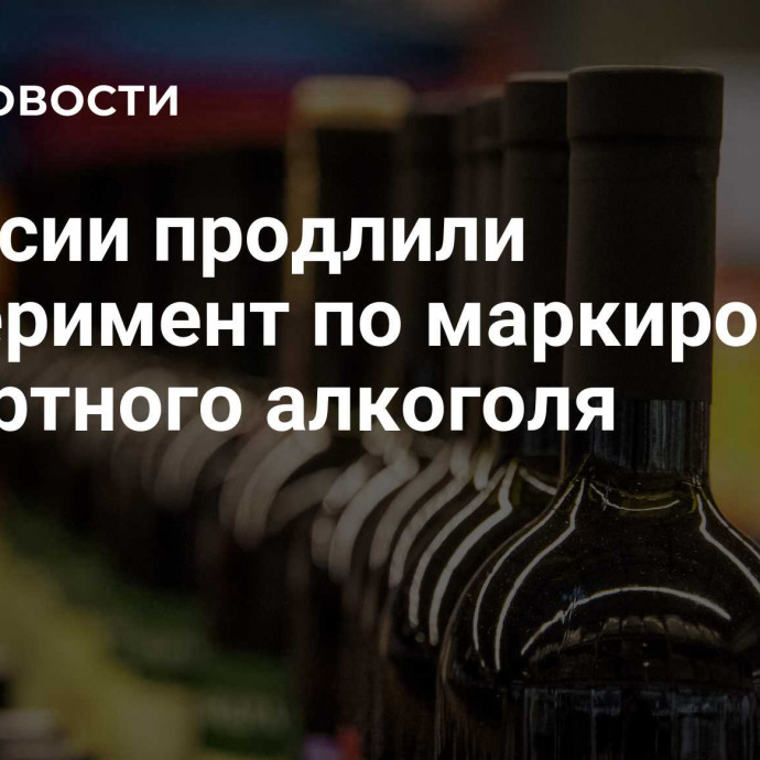 В России продлили эксперимент по маркировке импортного алкоголя