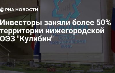 Инвесторы заняли более 50% территории нижегородской ОЭЗ "Кулибин"